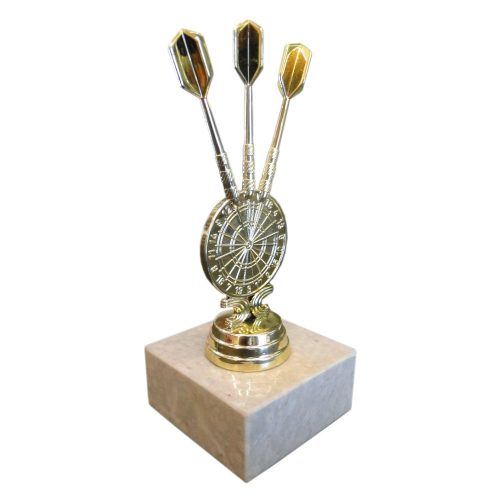 Trofeu darts,  forma  bord de  darts, mic