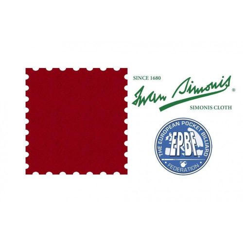Postav Simonis 760, Burgundy 165 cm