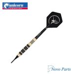 Set sageti soft Core Plus Win- Blk/Gld Brass Darts 17g