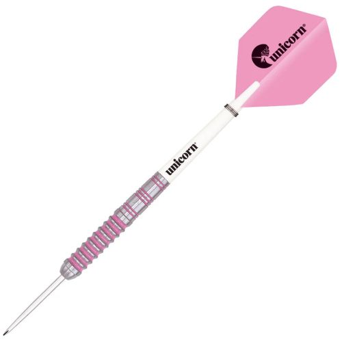 Set sageti darts Unicorn steel 22g Autograph Pink Ring, 80%