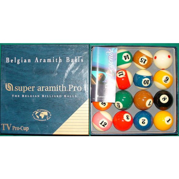 Set bile Aramith Pro-TV 2,1/4