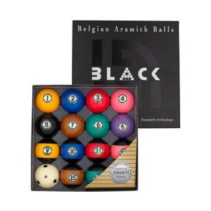 Set de bile Tournament "Duramith" Pro Cup TV Black 57,2mm