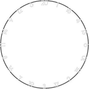 Inel cu numere Unicorn