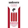 Set sageti darts Unicorn steel, Core Plus Win, rosu brass, 23g