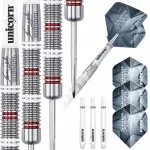 Set sageti darts Unicorn steel 22g SILVERSTAR James Wade, 80%