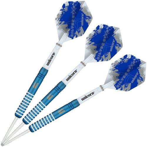 Set sageti Unicorn steel Gary Anderson Blue Silverstar, 23g, 80% wolfram