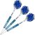 Set sageti Unicorn steel Gary Anderson Blue Silverstar, 23g, 80% wolfram