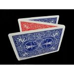 Carti de magie Bicycle Double Back cu spate rosu/albastru