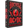 Carti de joc poker Bicycle ACDC, hartie cu strat de plastic