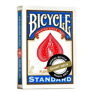 Carti pentru trucuri Bicycle Short Decks, albastre