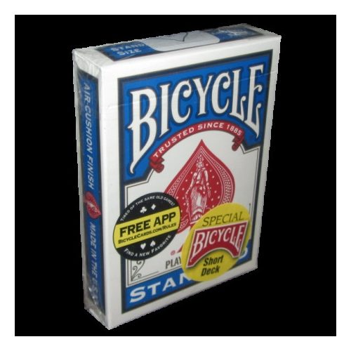 Carti pentru trucuri Bicycle Short Decks, albastre