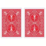 Carti poker Bicycle Double Back,  rosu/rosu