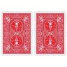 Carti poker Bicycle Double Back,  rosu/rosu