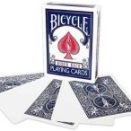 Carti Poker Bicycle Blank Face, albastru