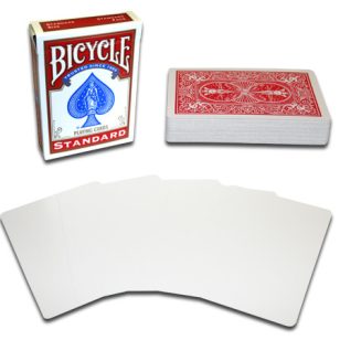 Carti Poker Bicycle Blank Face, rosu