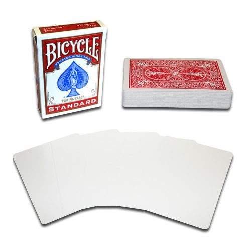 Carti Poker Bicycle Blank Face, rosu