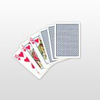   Cărţi Poker 100% plastic, COPAG, albastru, Regular Fa