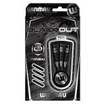 Set sageti steel Winmau Blackout, 90% wolfram 24g