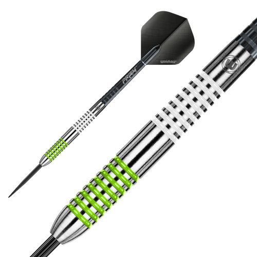 Set darts  Winmau steel TON MACHINE 80% wolfram DARTS G/W 23g