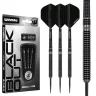 Set sageti darts steel Winmau BLACK OUT 90% wolfram, 21g