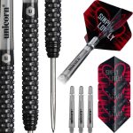 Set sageti darts steel Unicorn Thomas Lovely, 23g, 90% wolfram