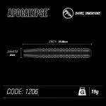 Set dart Winmau APOCALYPSE brass 19g