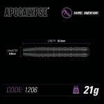 Set dart Winmau APOCALYPSE 21g