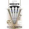 Set Darts Unicorn steel, Ross Smith Natural 24g, 90% wolfram