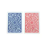Carti de poker 100% plastic COPAG 1546 Jumbo Index – set dublu albastru-rosu