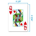 Carti de poker 100% plastic COPAG 1546 Jumbo Index – set dublu albastru-rosu