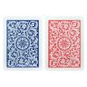 Carti de poker 100% plastic, COPAG 1546 Legacy, index standard, set dublu albastru-rosu
