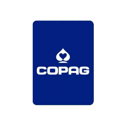 Cut card Copag plastic albastru, 63x88