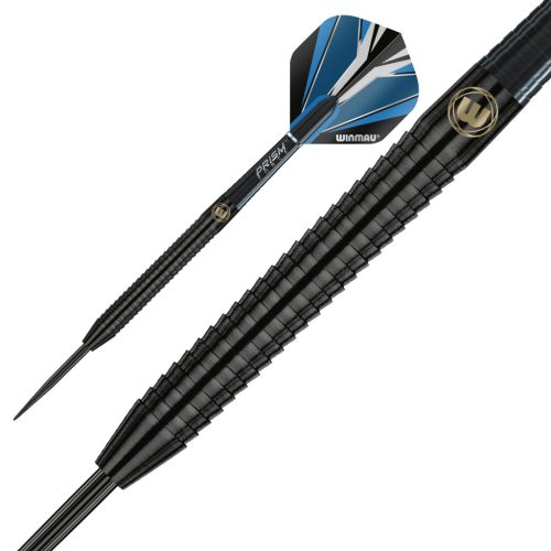 Set sageti steel Winmau Sabotage Black 24g 90% wolfram