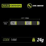 Set sageti Winmau steel MvG Aspire 24g 80% wolfram