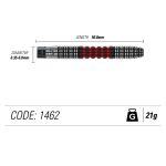 Sageti darts Winmau Steel Joe Cullen 21g 90% wolfram