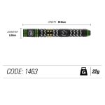 Sageti darts Winmau steel Michael van Gerwen Vantage 22g 90% wolfram