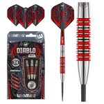 Set sageti darts Winmau Steel Diablo 24g, 90% wolfram