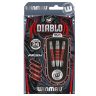 Set sageti darts Winmau Steel Diablo 24g, 90% wolfram