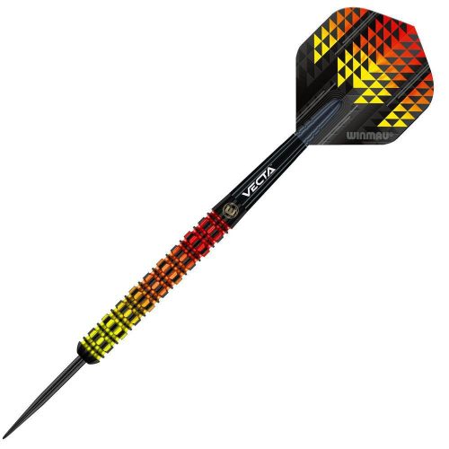 Set darts steel Winmau Firestorm Flame Parallel 24g, 90% wolfram