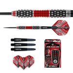 Set darts steel Winmau Joe Cullen Rockstar RS 1.0, 24g, 90% wolfram