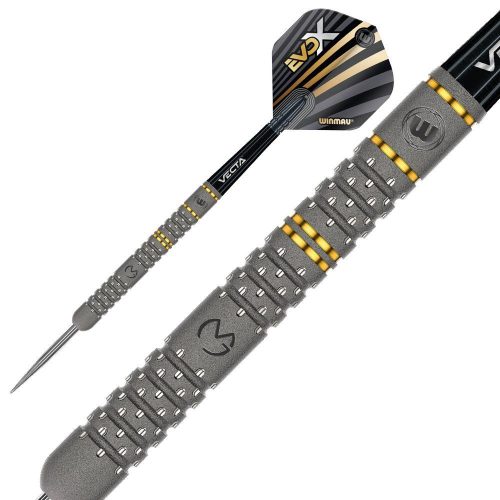Set darts steel Winmau MvG Evo-X 22.5g, 90% wolfram