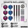   Set sageti darts steel Winmau Team 360 Rebecca Allen 24g, 90% wolfram