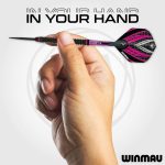Set sageti darts steel Winmau Team 360 Rebecca Allen 24g, 90% wolfram