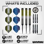 Set sageti darts steel Winmau Team 360 Cori Wiltshire 24g, 90% wolfram