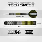Set sageti darts steel Winmau Team 360 Cori Wiltshire 24g, 90% wolfram