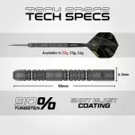 Set sageti darts steel Winmau MvG Signature Edition 22g, 905 wolfram