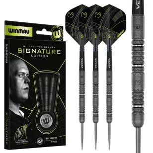   Set sageti darts steel Winmau MvG Signature Edition 24g, 90% wolfram