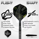 Set sageti darts steel Winmau MvG Signature Edition 24g, 90% wolfram