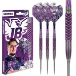 Set sageti darts steel Winmau John Brown 22g, 90% wolfram