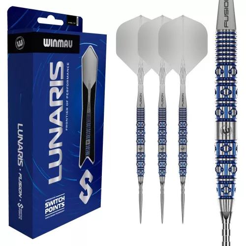 Set sageti darts seel Winmau Lunaris Tapered 22g, 90% wolfram